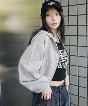 杢グレー　モデル：159cm F着用