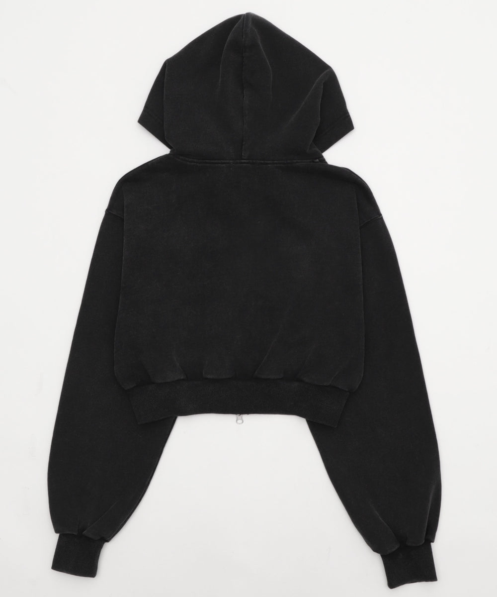 ショートZIPパーカー