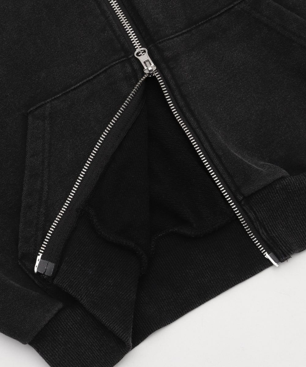 ショートZIPパーカー