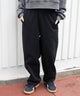 スウェットワイドパンツ/ブラック　モデル：159cm XS着用