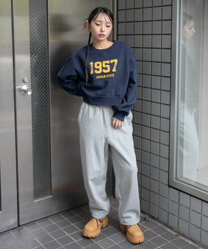 杢グレー　モデル：159cm XS着用