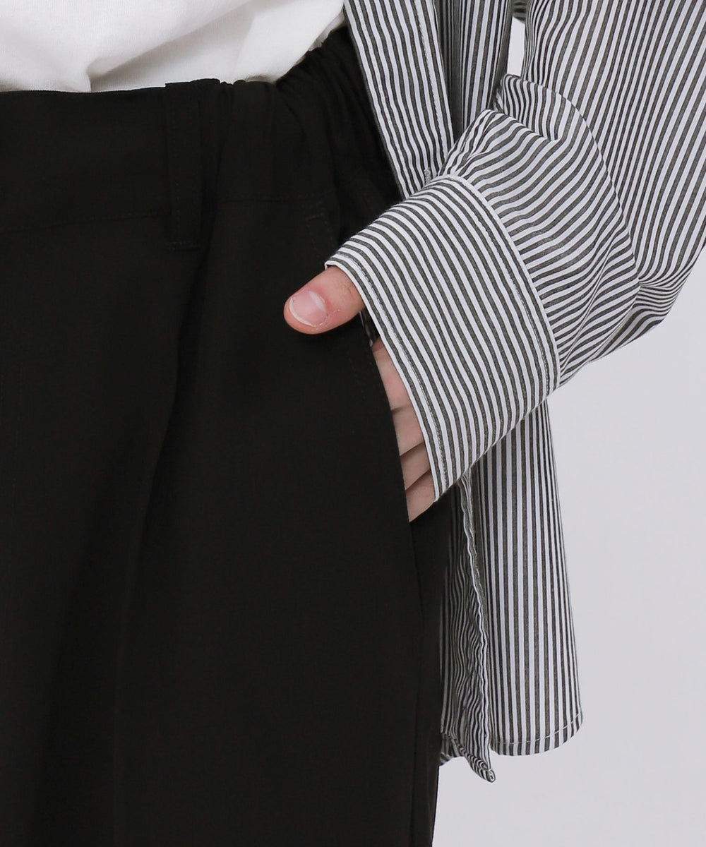 ローライズバギーフレアスラックス