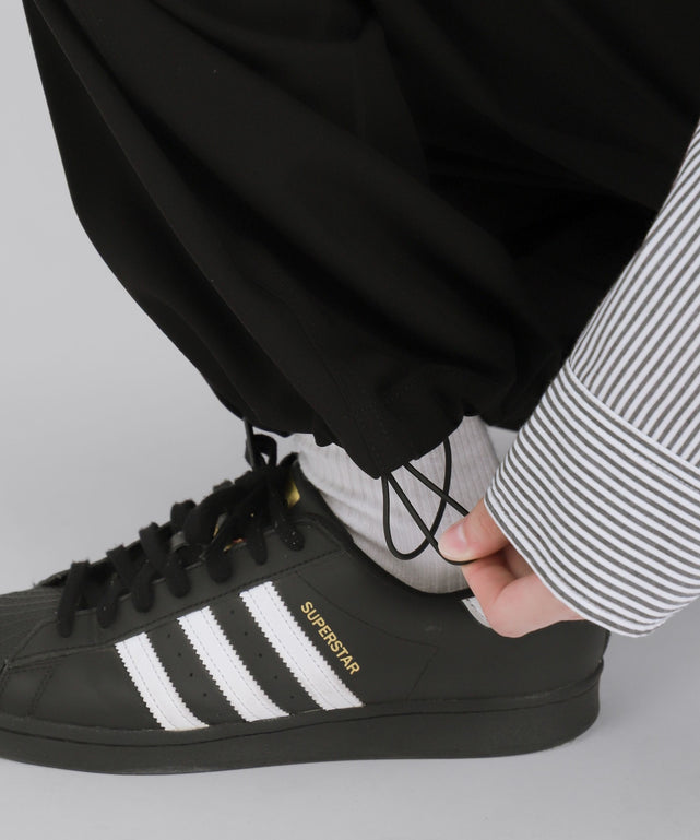 ローライズバギーフレアスラックス