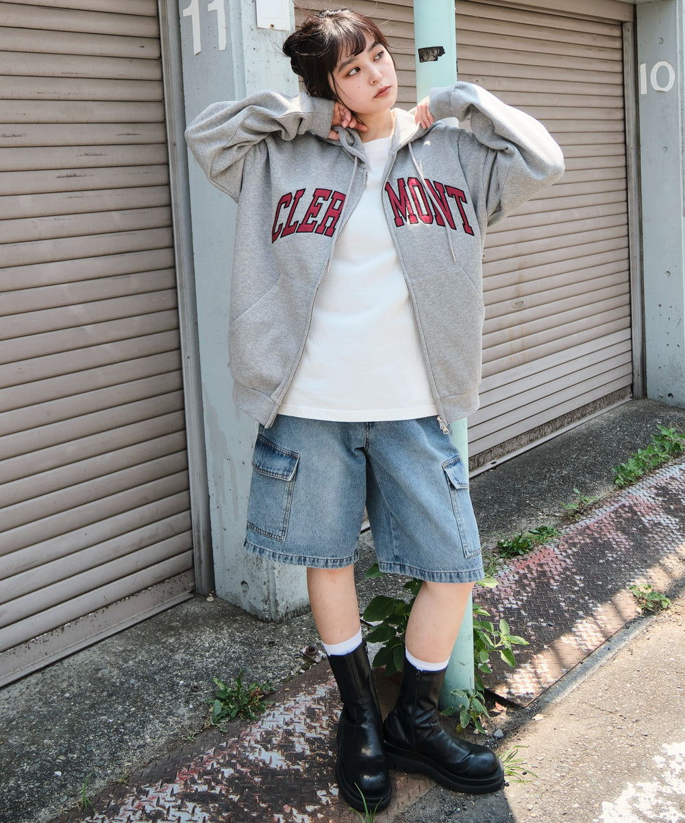 杢グレー　モデル：160㎝　M着用