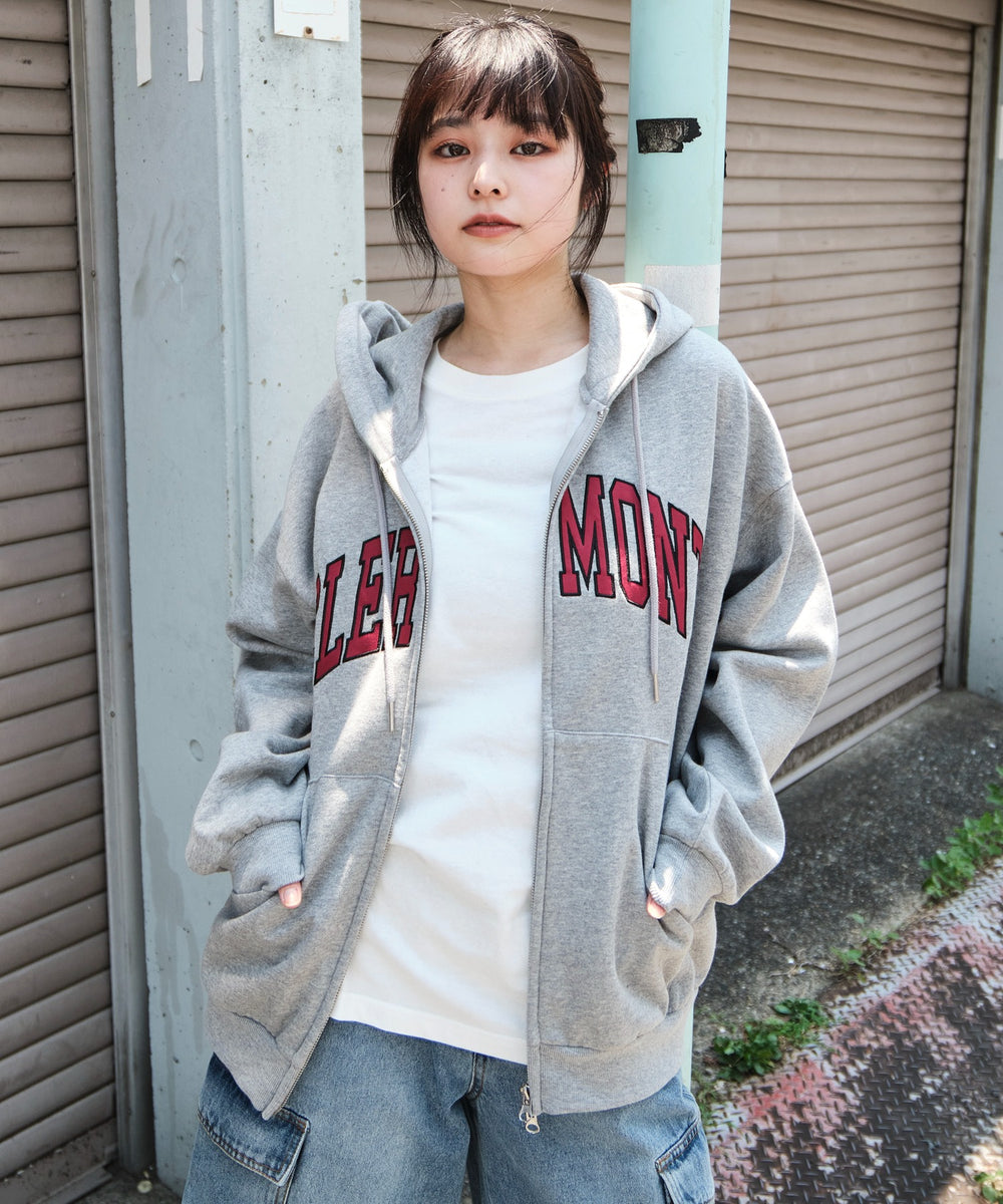 杢グレー　モデル：160㎝　M着用