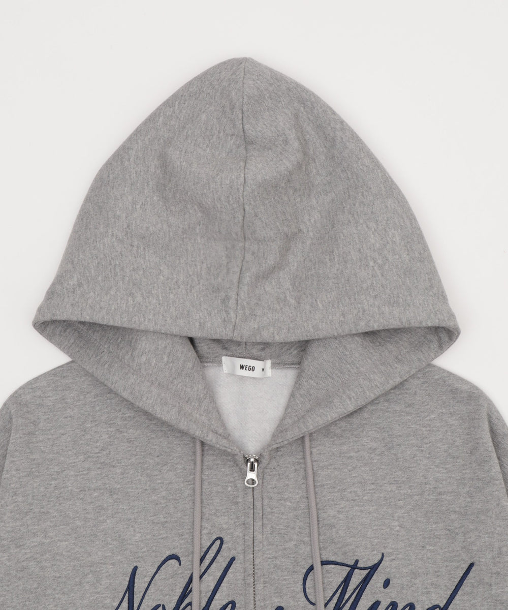 グラフィックロゴダブルZIPパーカー