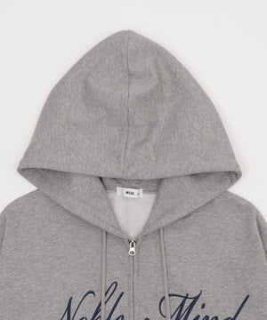 グラフィックロゴダブルZIPパーカー