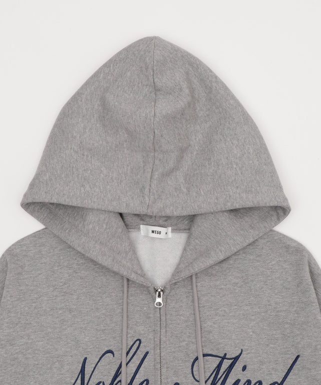 グラフィックロゴダブルZIPパーカー