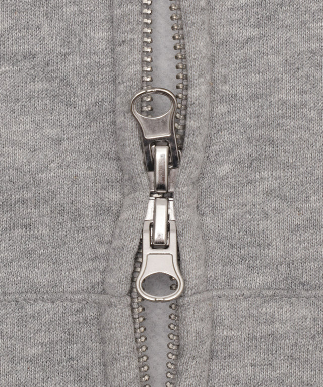 グラフィックロゴダブルZIPパーカー