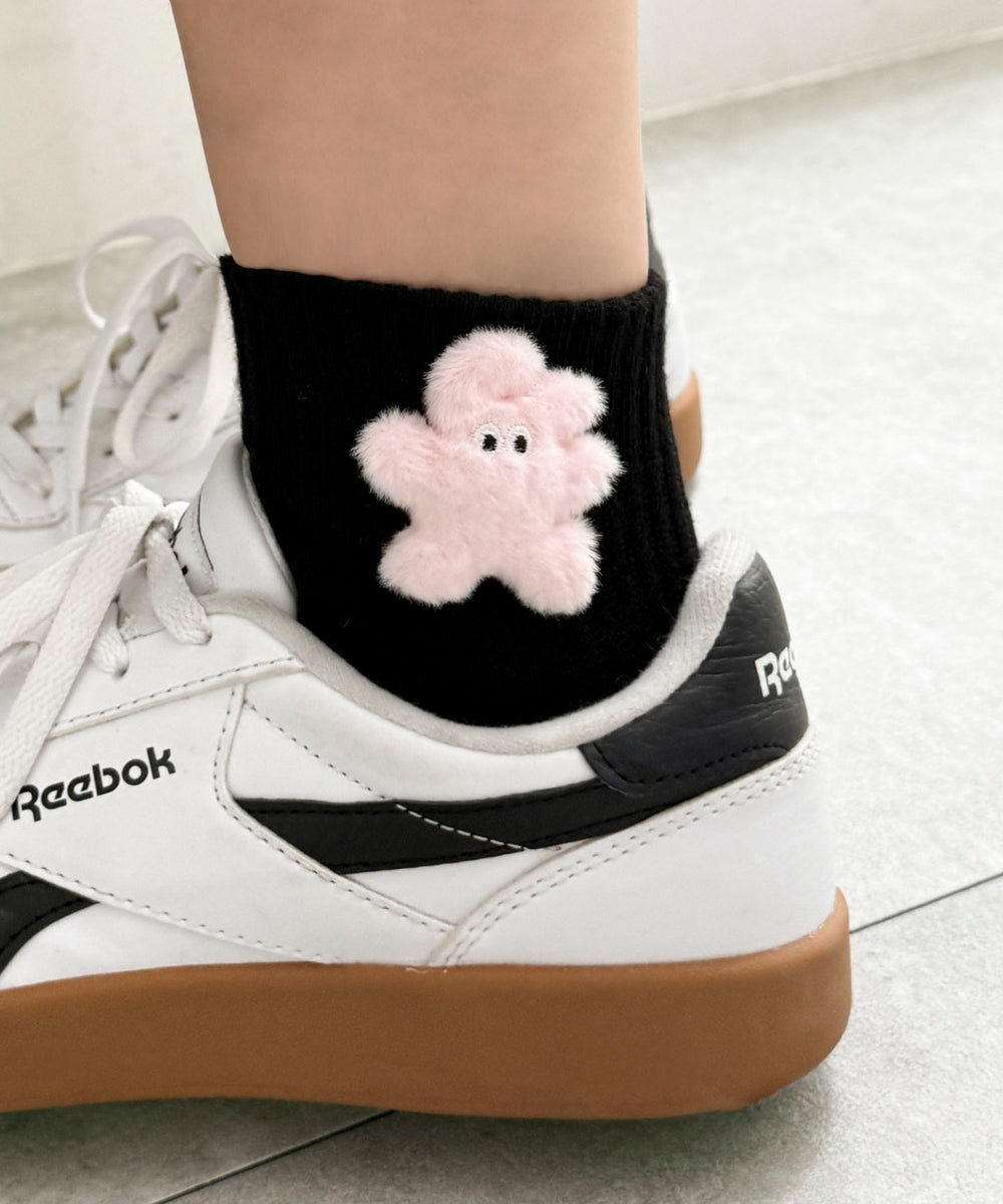 柄1：ウサギピンク(ブラックベース)