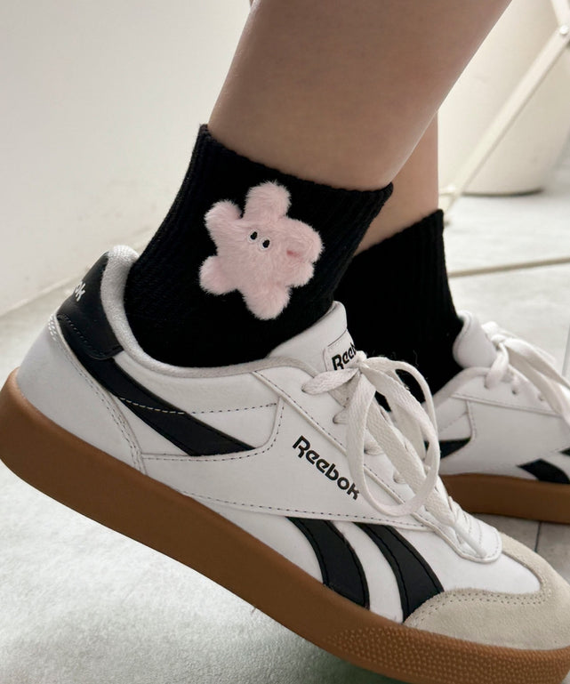 柄1：ウサギピンク(ブラックベース)