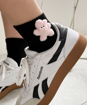 柄1：ウサギピンク(ブラックベース)