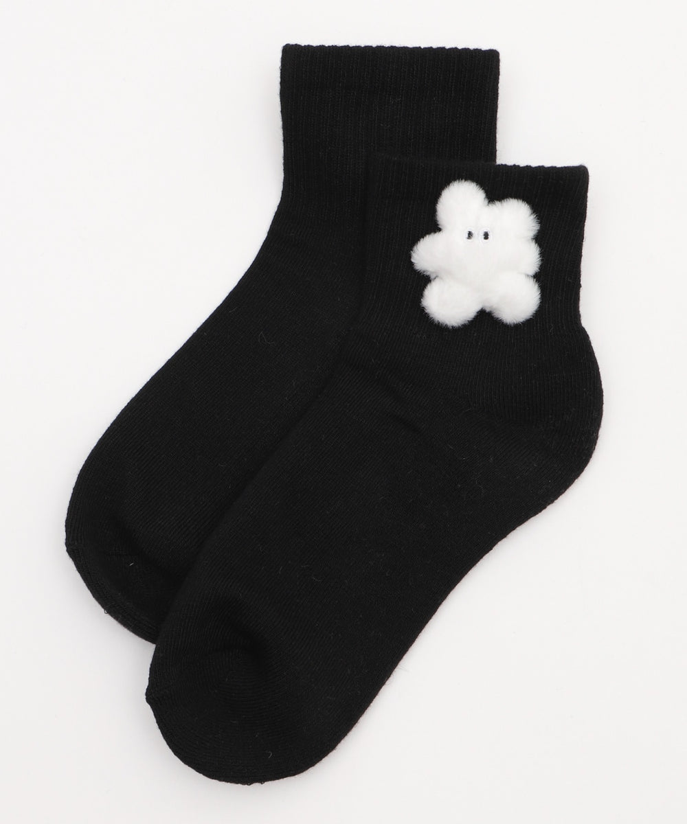 柄2：ウサギホワイト(ブラックベース)