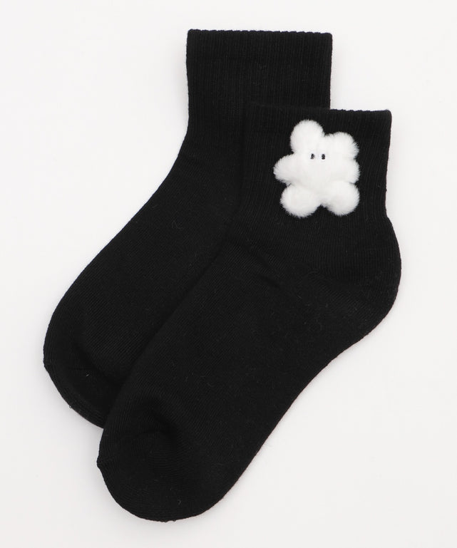 柄2：ウサギホワイト(ブラックベース)