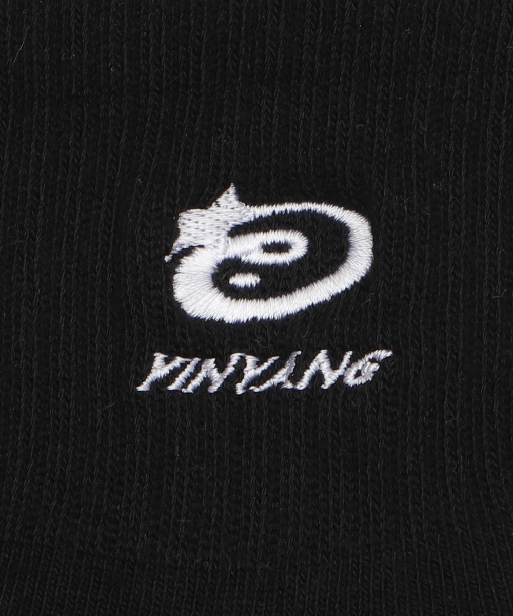 YINYANG刺繍アンクルパイルソックス(23-25cm)