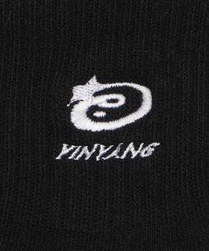 YINYANG刺繍アンクルパイルソックス(23-25cm)