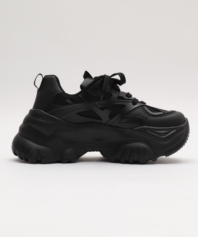 ラバーコンビ厚底スニーカー