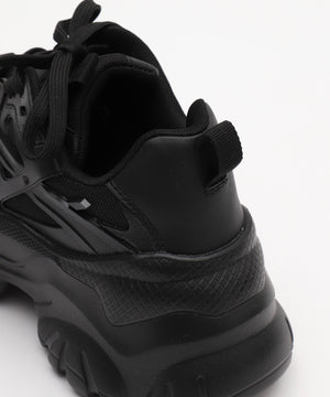 ラバーコンビ厚底スニーカー