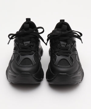 ラバーコンビ厚底スニーカー