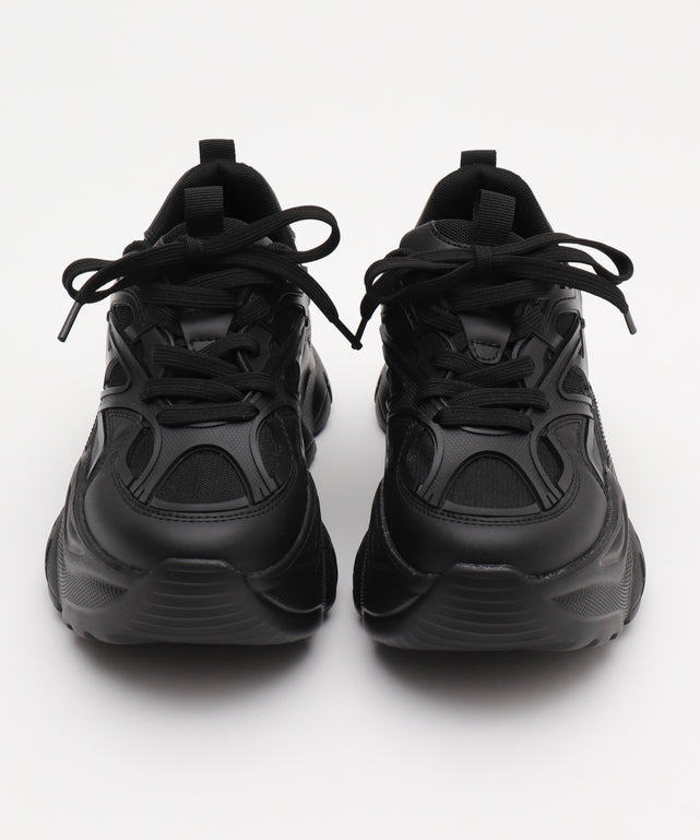 ラバーコンビ厚底スニーカー