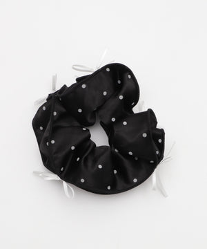 Lリボンドットシュシュ