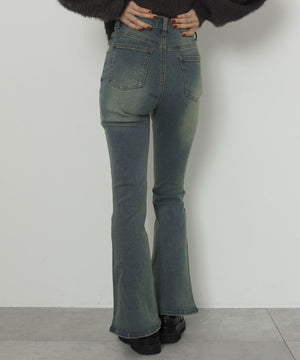 デニム中濃加工　モデル：163cm M着用