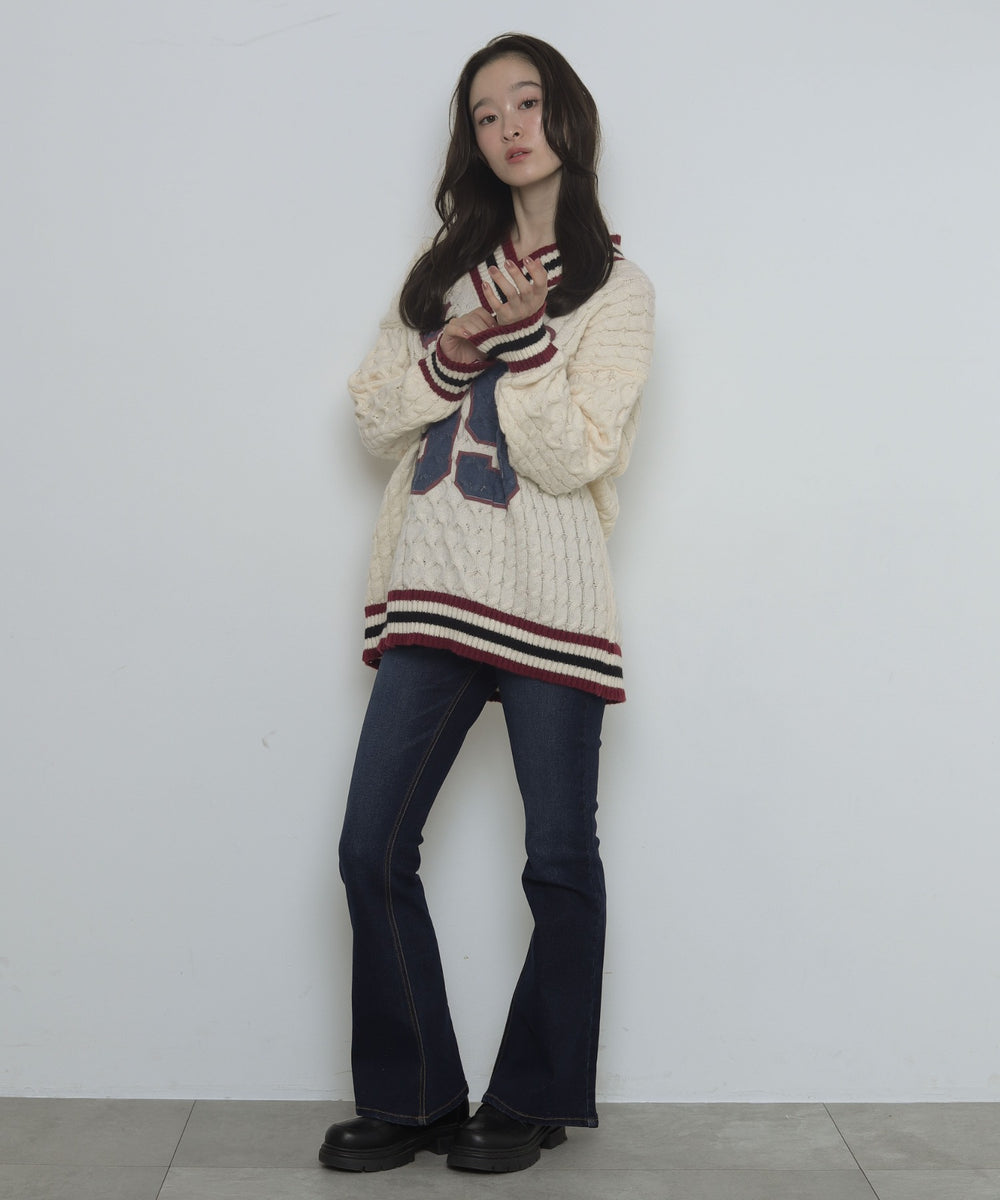 デニム濃　モデル：163cm M着用