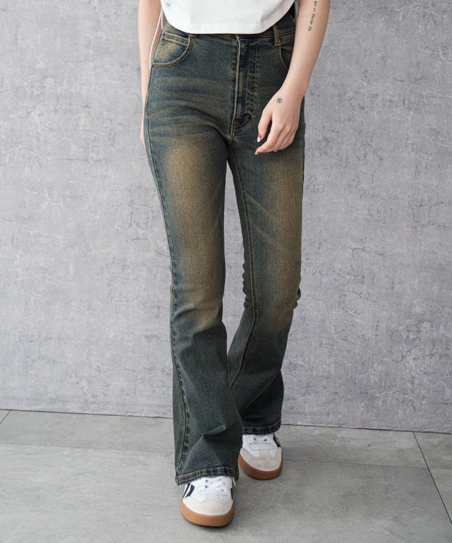 デニム濃加工 モデル：159cm M着用