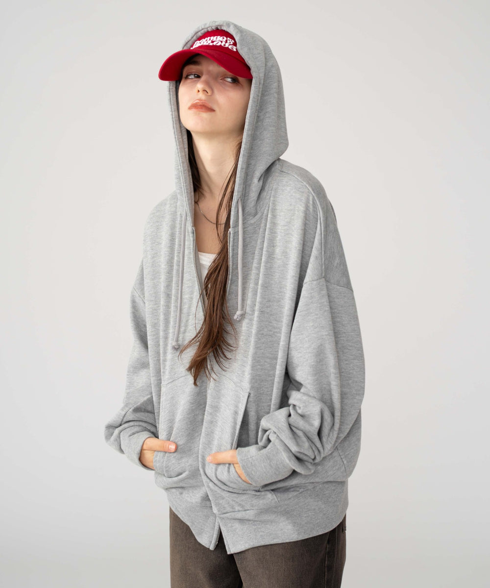 杢グレー モデル：162cm 　M着用