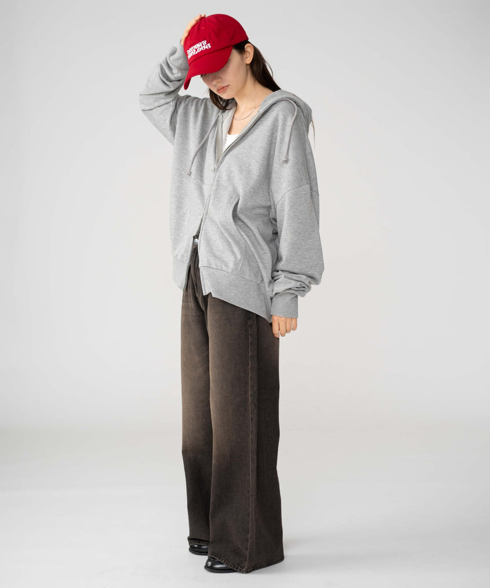 杢グレー モデル：162cm 　M着用