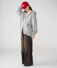 杢グレー モデル：162cm 　M着用