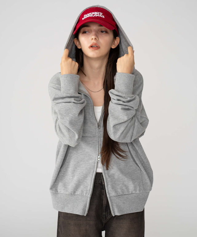 杢グレー モデル：162cm 　M着用