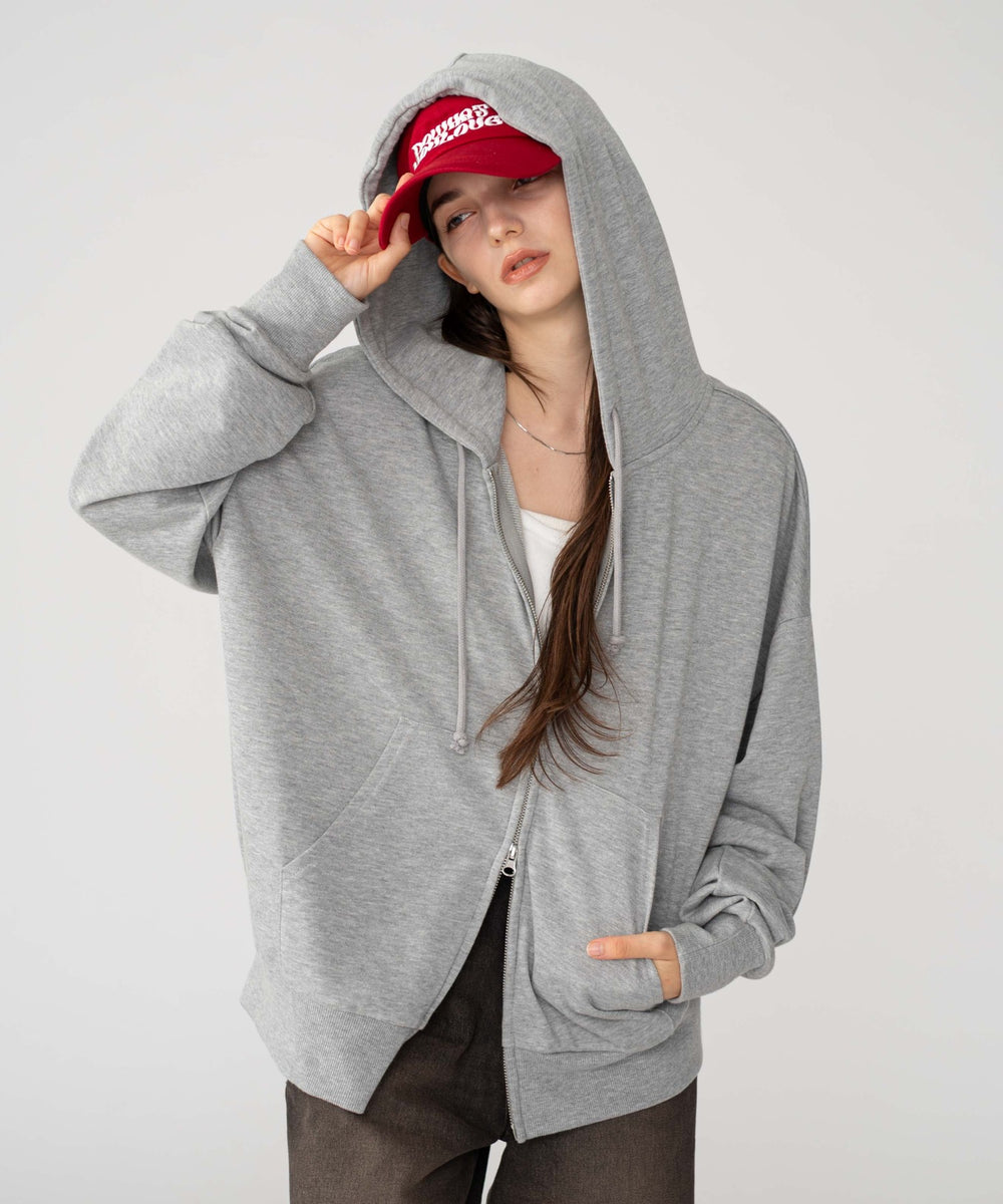 杢グレー モデル：162cm 　M着用