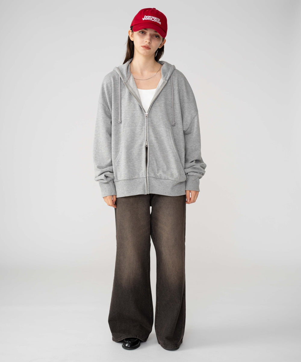 杢グレー モデル：162cm 　M着用