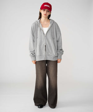 杢グレー モデル：162cm 　M着用