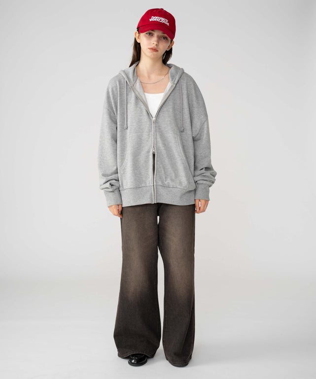 杢グレー モデル：162cm 　M着用