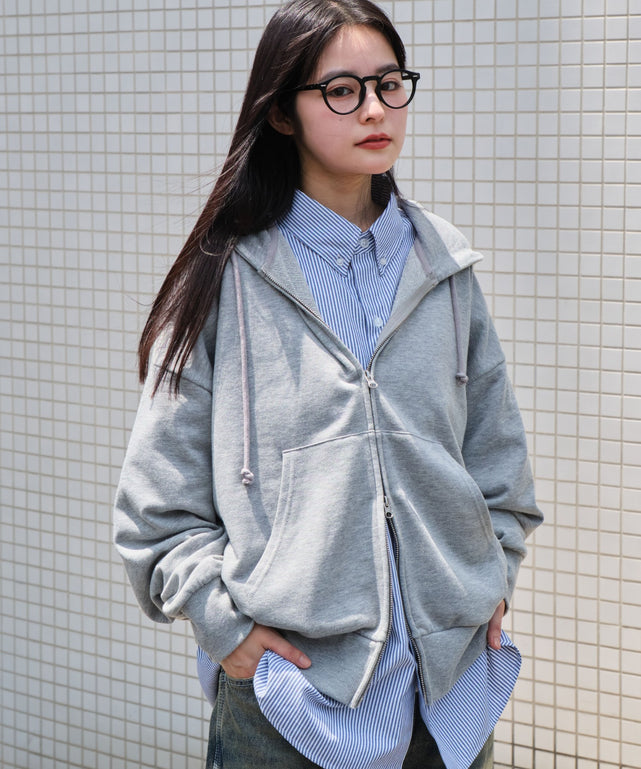 杢グレー モデル：160cm L着用