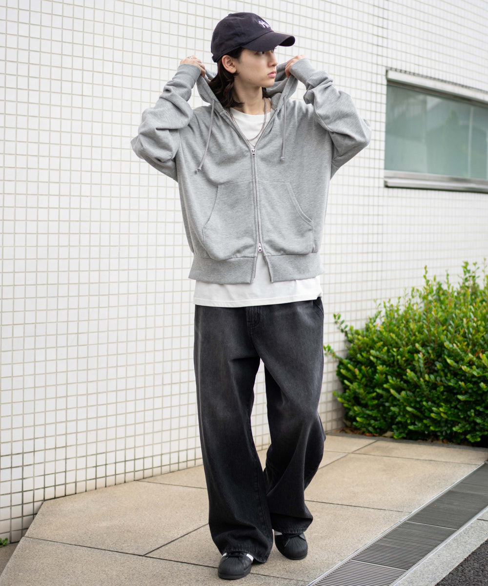 杢グレー モデル：175cm L着用