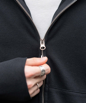 コンパクトフィットダブルZIPパーカー