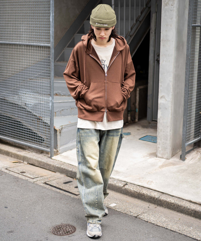 ブラウン モデル：175cm L着用