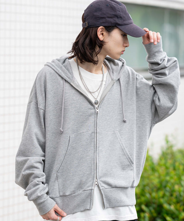 杢グレー モデル：175cm L着用