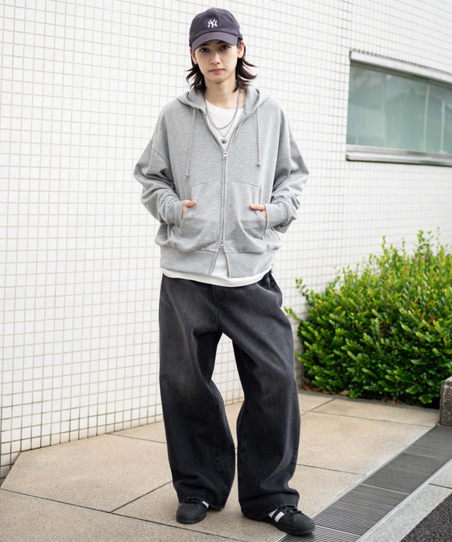 杢グレー モデル：175cm L着用