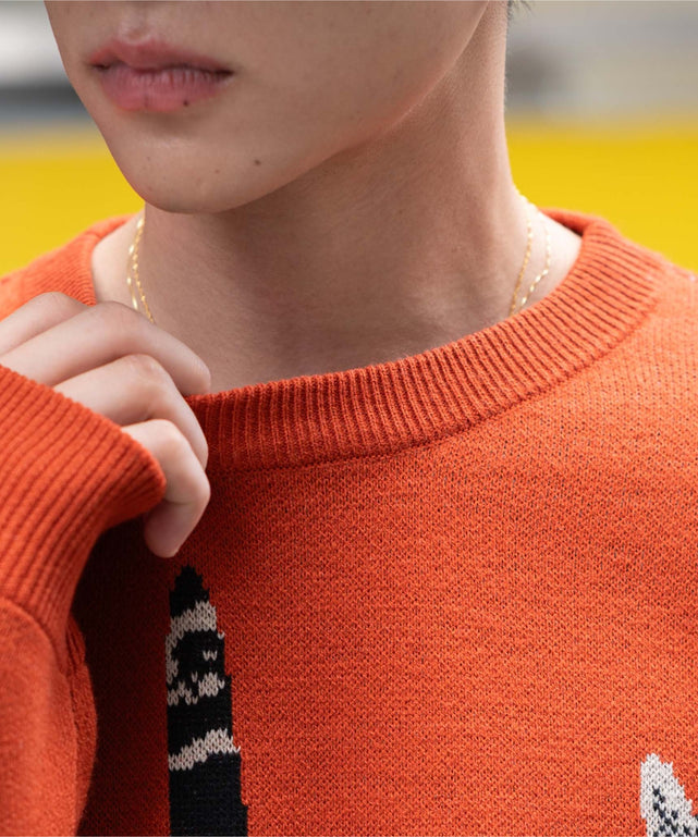 アニマルジャガードニットプルオーバー