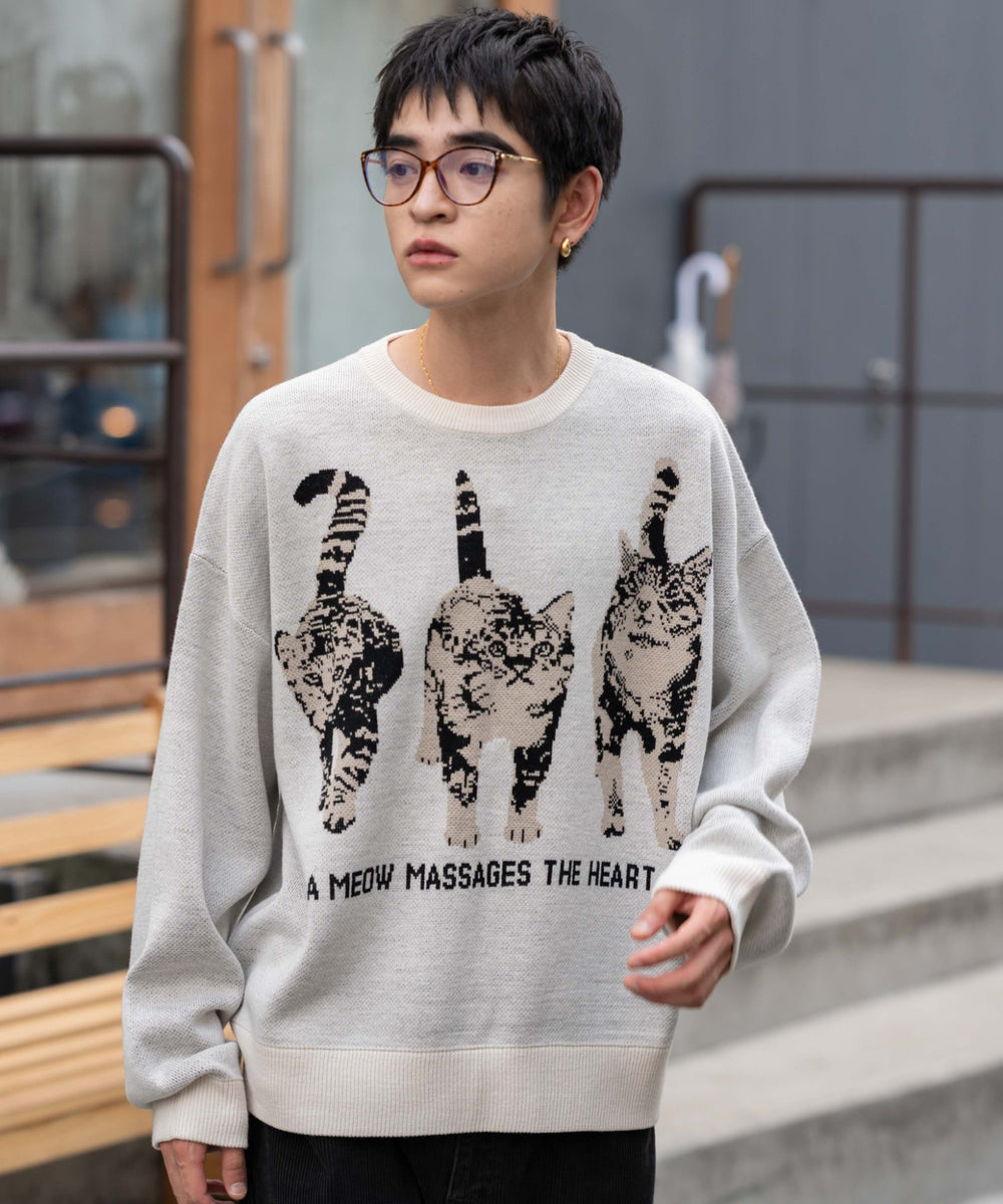 ホワイトアイボリー　モデル：180㎝　L着用