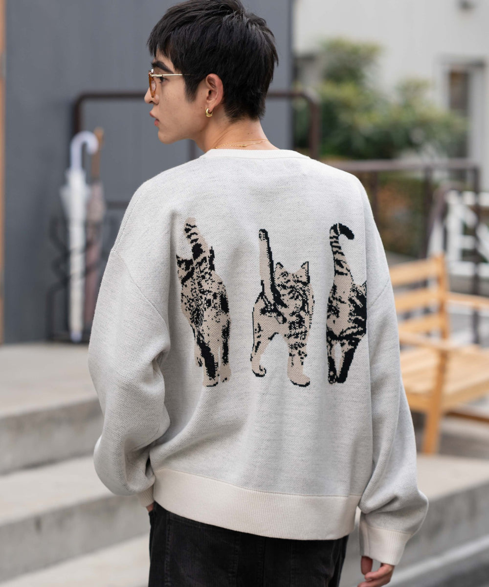 ホワイトアイボリー　モデル：180㎝　L着用