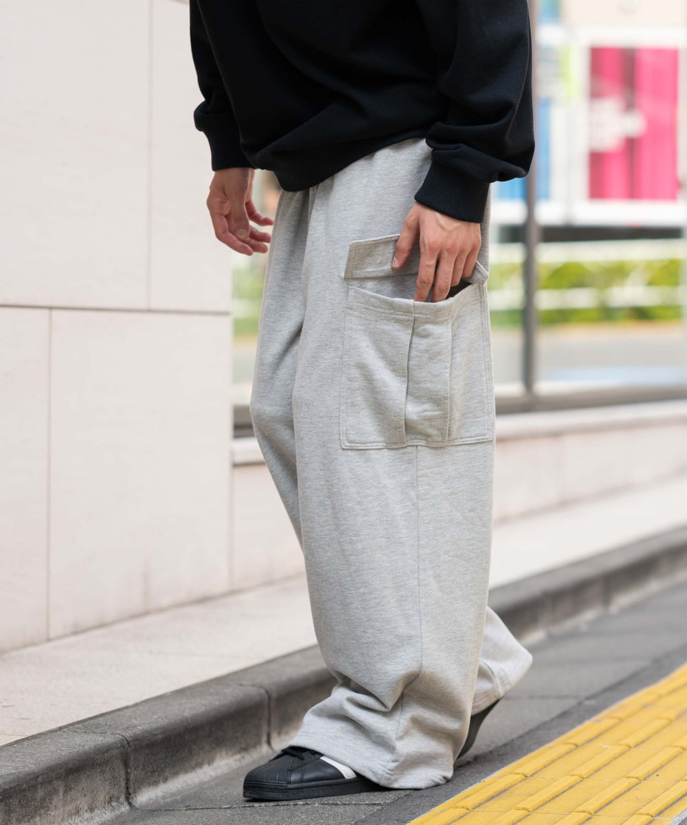 杢グレー　モデル：180㎝　L着用