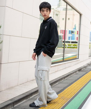 杢グレー　モデル：180㎝　L着用