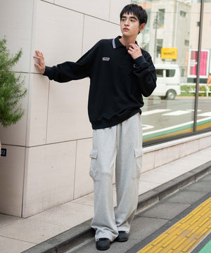 杢グレー　モデル：180㎝　L着用