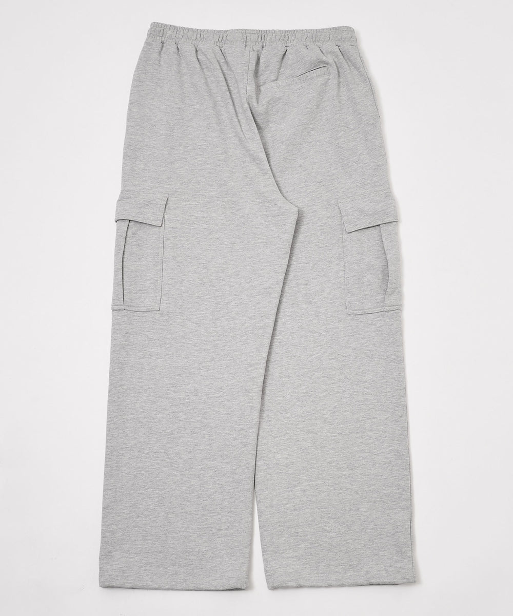ワイドスウェットカーゴパンツ
