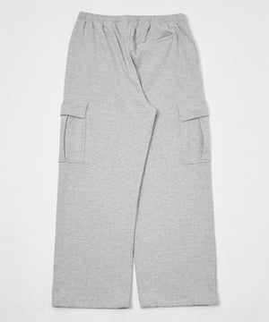 ワイドスウェットカーゴパンツ